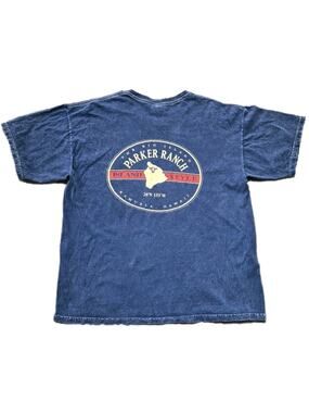 Vintage Mens XL Tshirt 1990s Parker Ranch Waimea Hawaii Acid Washed Surfer Style